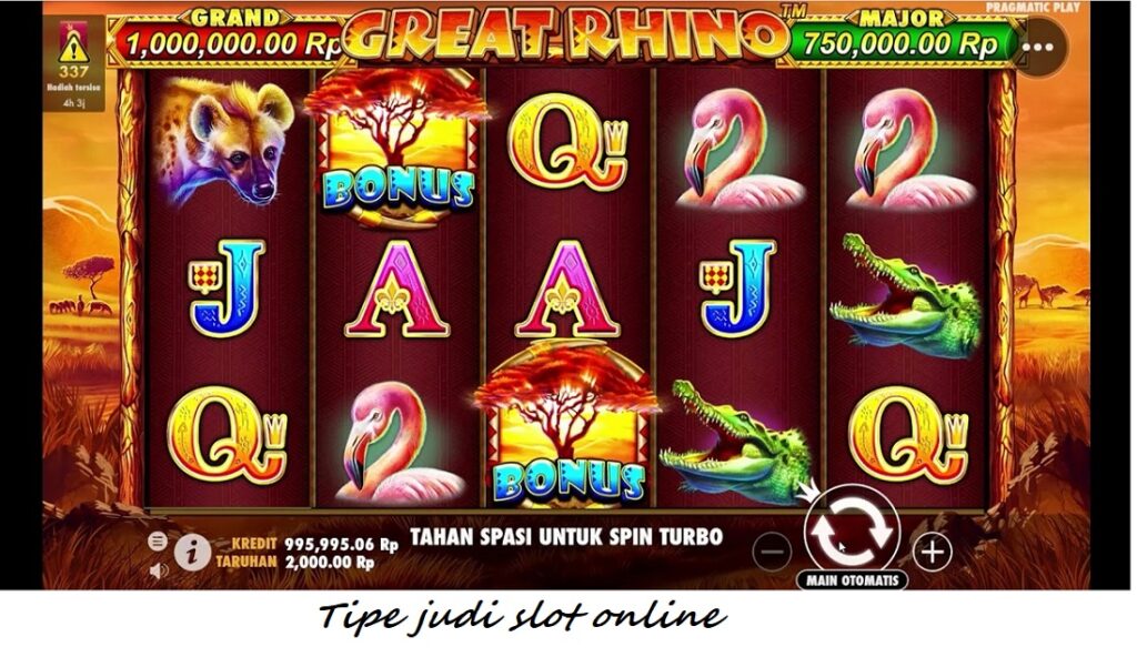 Tipe judi slot online